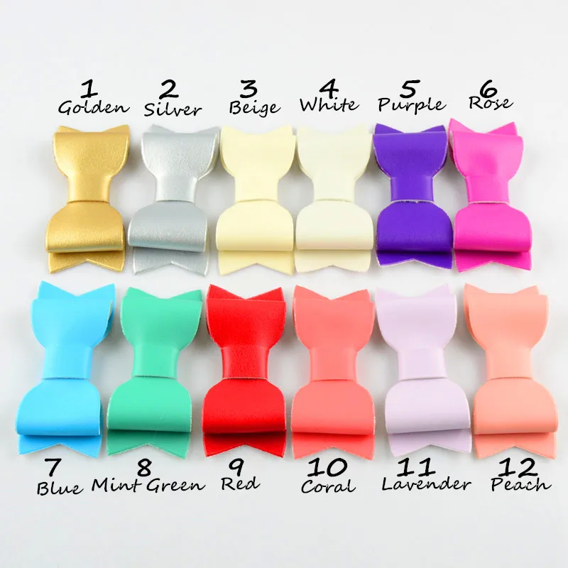 100 шт. 2016 новых искусственных бантов из искусственной кожи кожаных галстуков