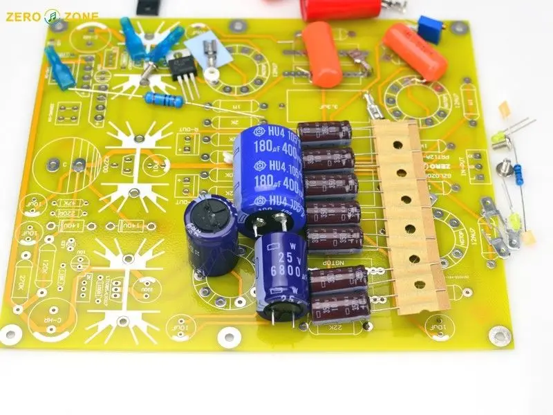GZLOZONE DIY PRT 12A 12AU7 ламповый предусилитель/комплект основанный на Φ линии|Усилители