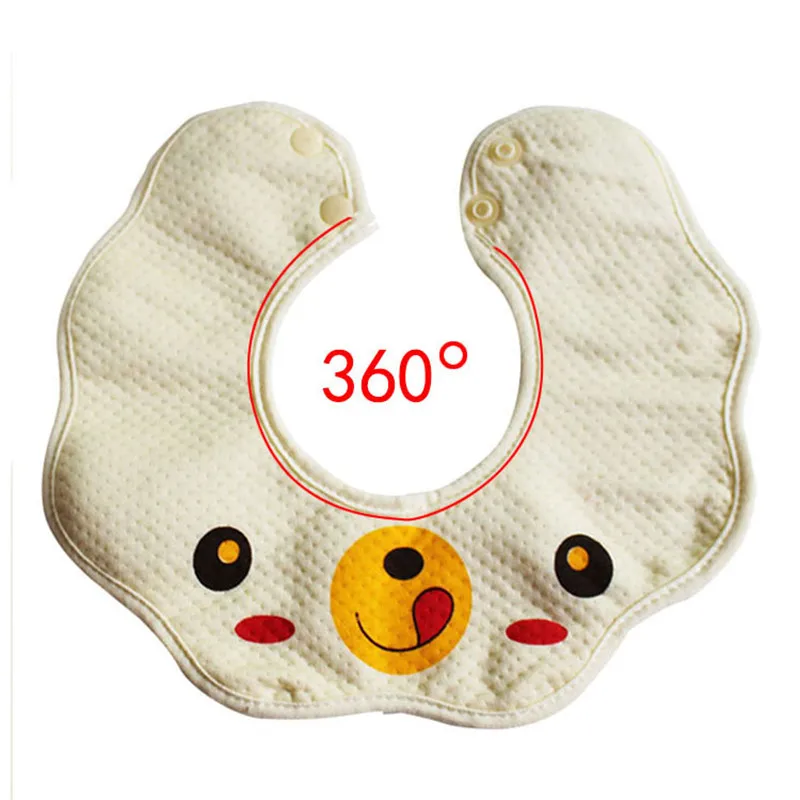 4PCS Baby Bibs Scarf Boys Girls Feeding Smock Infant Towel Burp Cloths Round Neck 360 Degree Random Color | Детская одежда и обувь