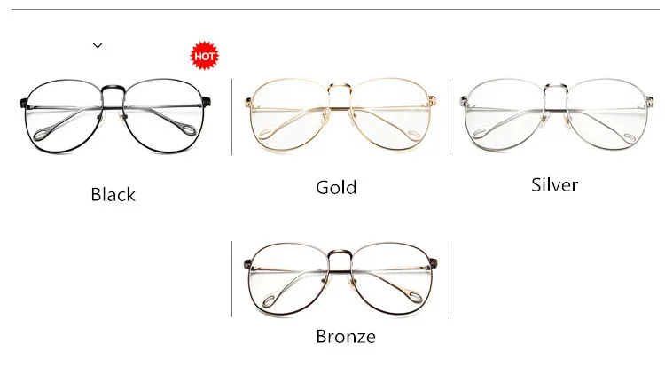 Бросился Gafas же очки уличная съемка большая оправа лицо, чтобы показать тонкие очки Женские винтажные металлические круглые очки с плоскими линзами