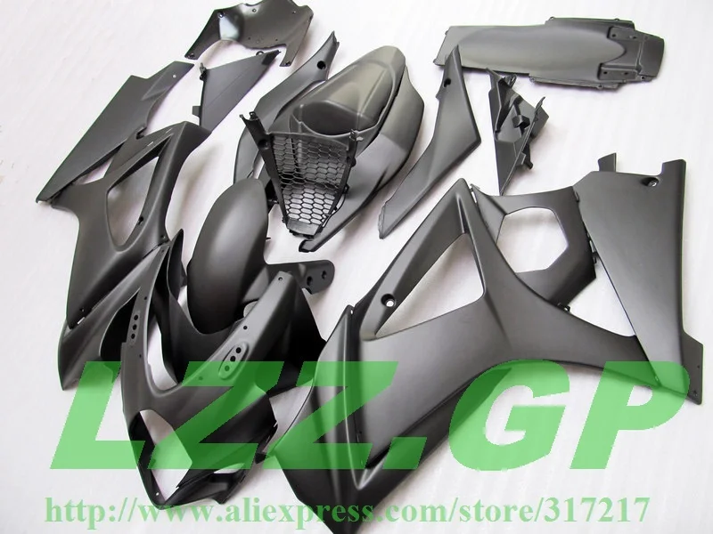 Обтекатель для SUZUKI GSX-R1000 K7 07 08 матовый черный GSX R1000 GSXR 1000 NEW 07-08 GSXR1000 2007 2008 Body |