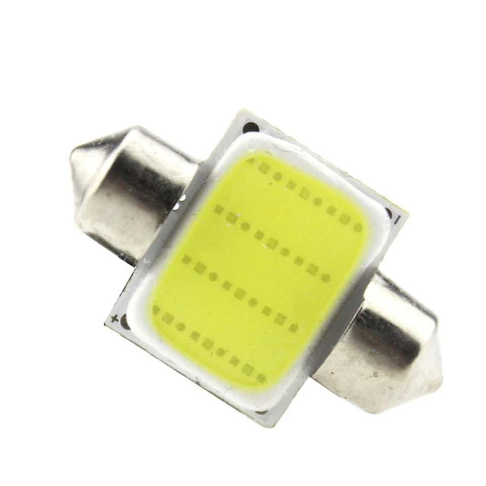 Светодиодная лампа SPEVERT 31 мм 36 39 42 с 12 ЧИПАМИ C5W В белого цвета|festoon 31mm cob|cob led plate12v dome
