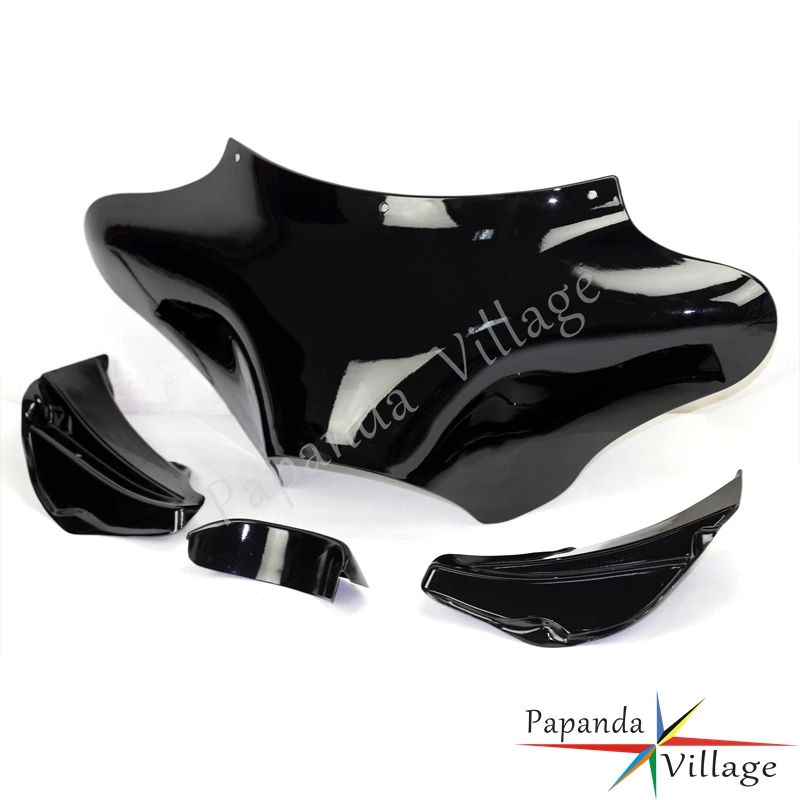 Черная передняя верхняя обтекатель для Harley Electra Street Glide Road King Dyna Fat Bob FXDF