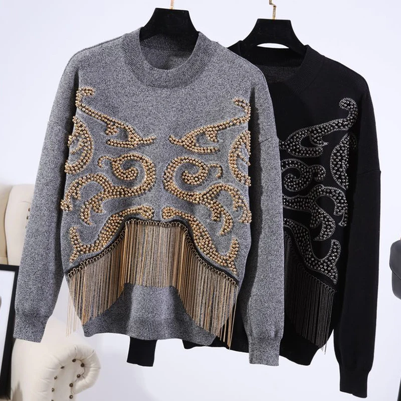 Zuolunouba Новинка 2018 года для женщин свитеры вязаный костюм осень зима тяжелая