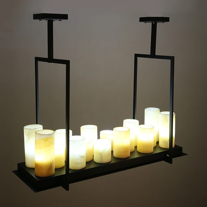 Ретро индустрия свеча подвесные светильники креативная гостиная ресторан