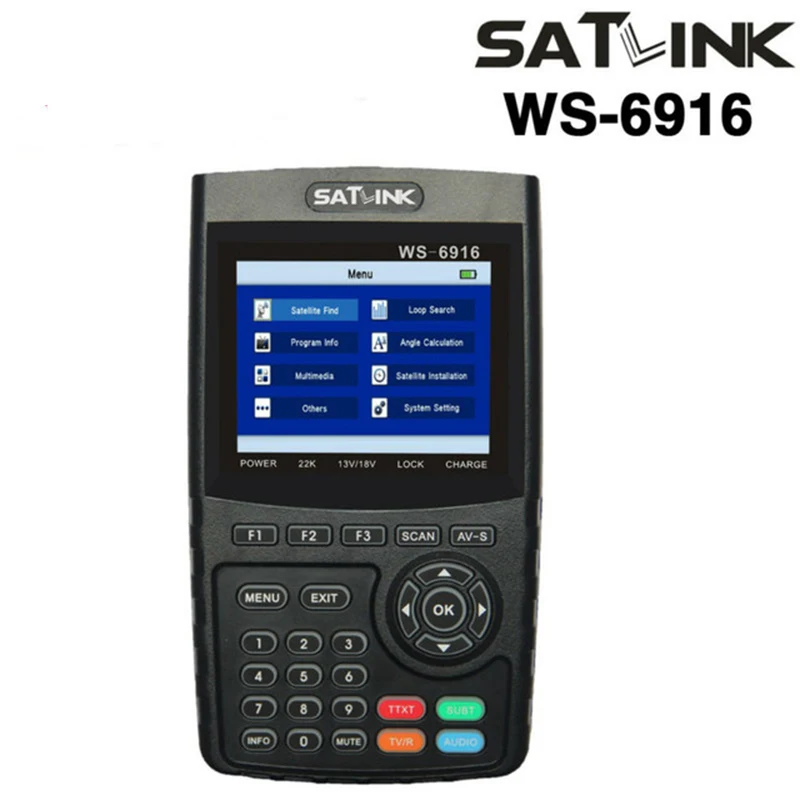 Satlink WS-6916 HD DVB-S2 высокой четкости спутниковый искатель спутниковый измеритель MPEG-2/MPEG-4 H.264 Satlink WS6916 6916