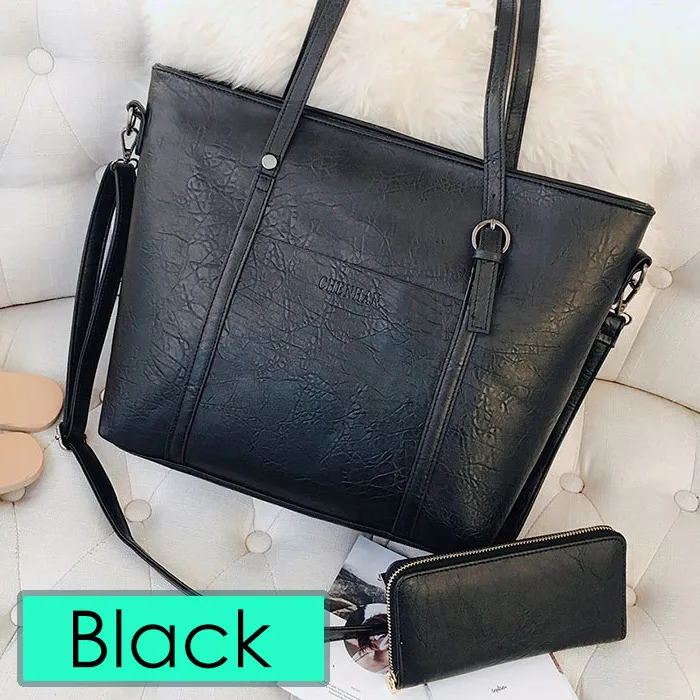 Black ZMQN сумки женские кожаные винтажные женские сумки через плечо сумки для женщин большой емкости кошельки и сумки Bolsas Femininas C664 - Цвет: Black