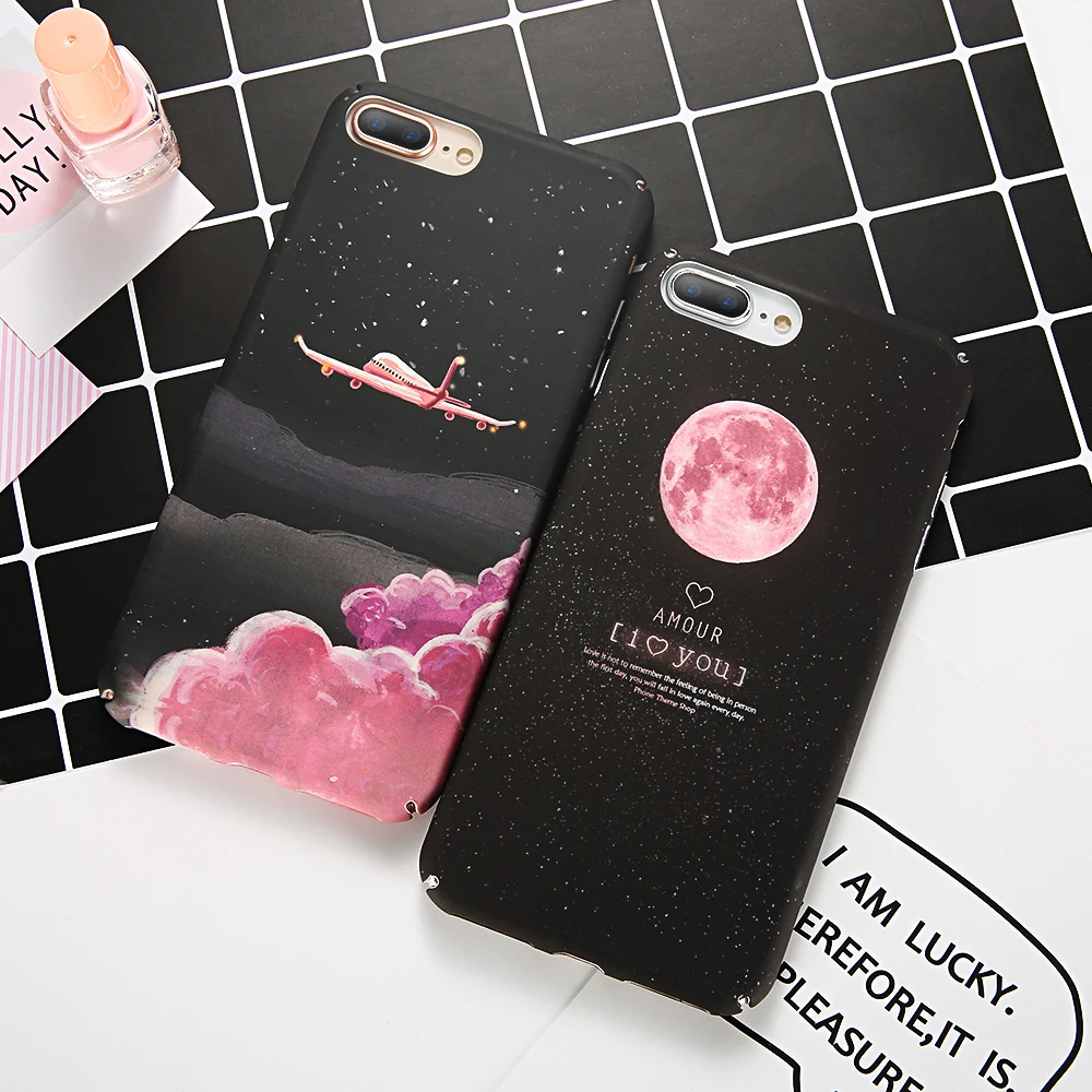 Чехол KISSCASE Plane Moon для iPhone 8 7 6 6S Plus X XS Max XR чехлы телефонов 10 5 5S SE чехол |