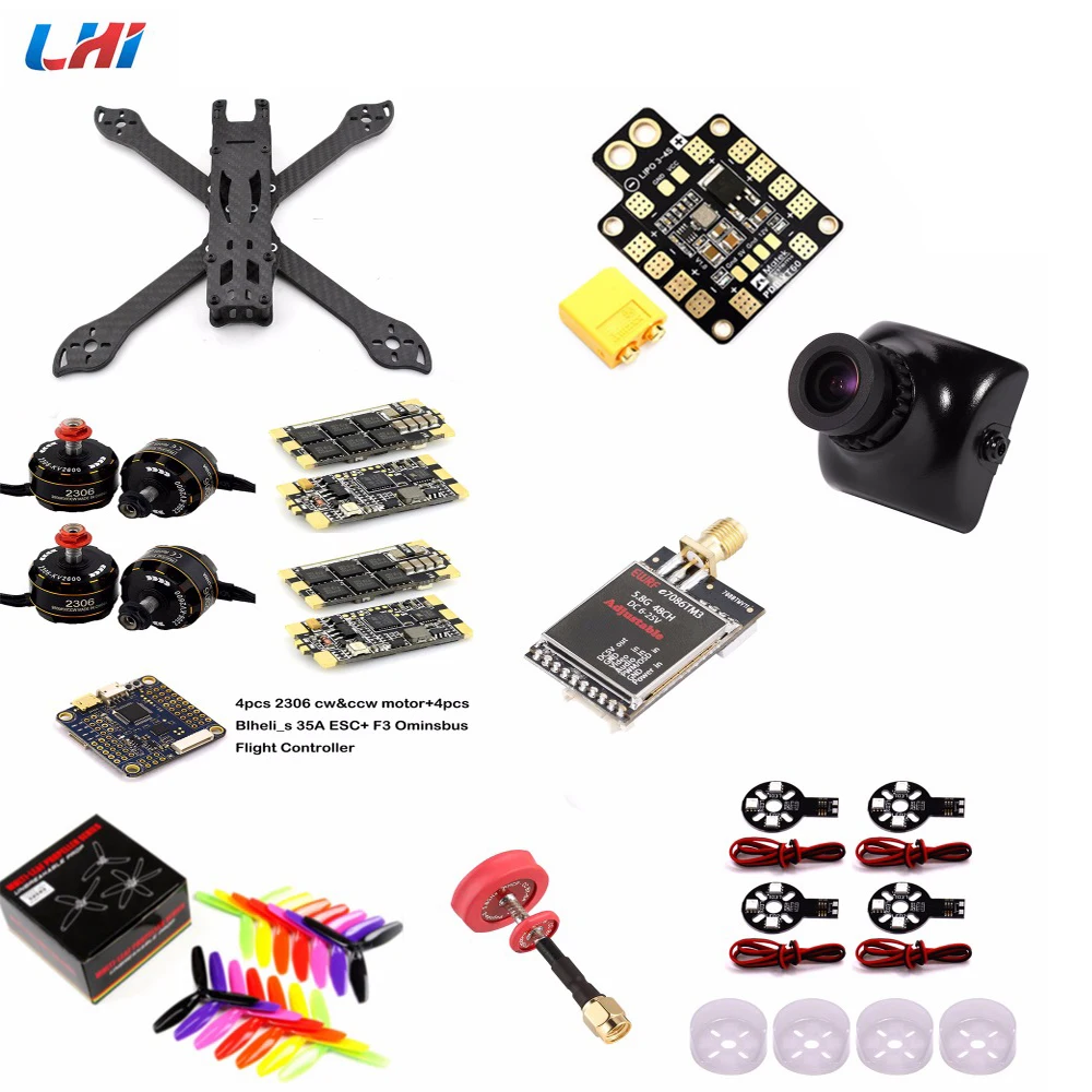Дроны с камерой hd PUDA TrueX frame 2306 бесщеточный мотор и Wraith32 bit Blheli_s 35A ESC Frame kit для RC