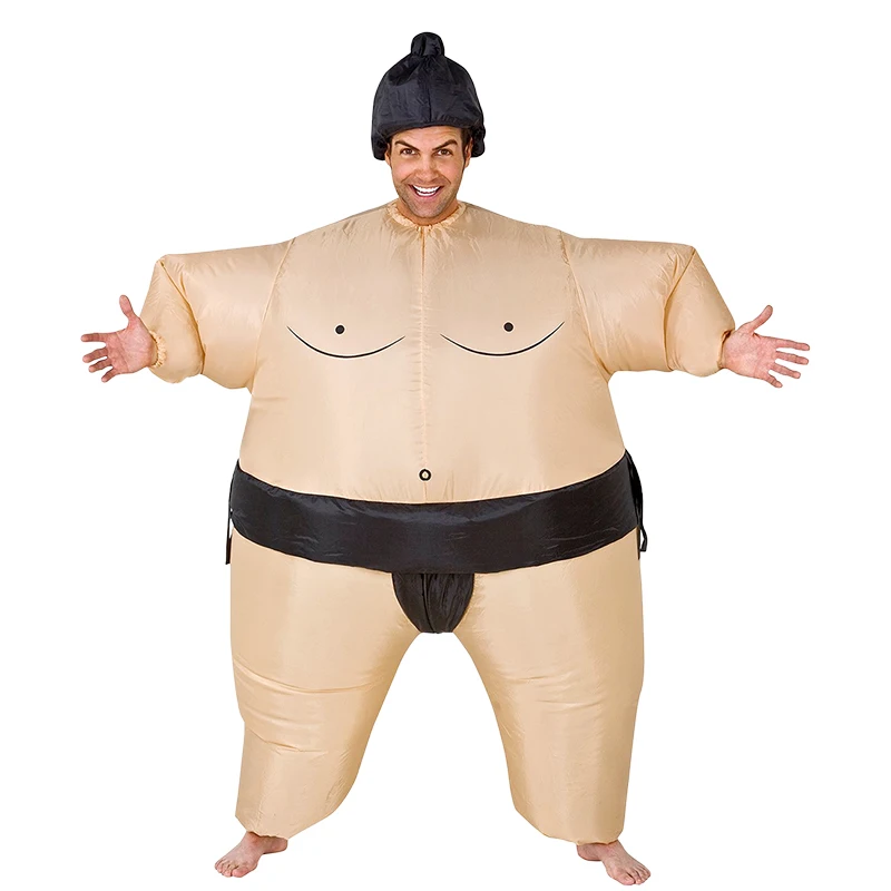 Надувной костюм Sumo костюмы на Хэллоуин для женщин детей карнавал Рождество