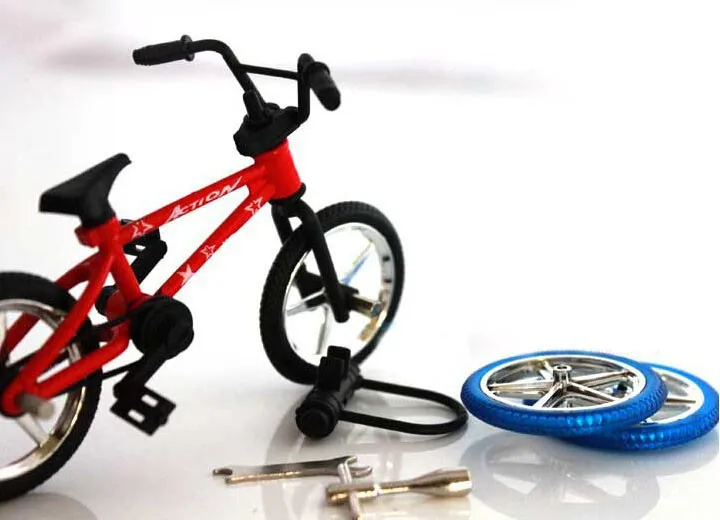 Сплав палец велосипедов Экстремальные виды спорта BMX велосипед Модель игрушка