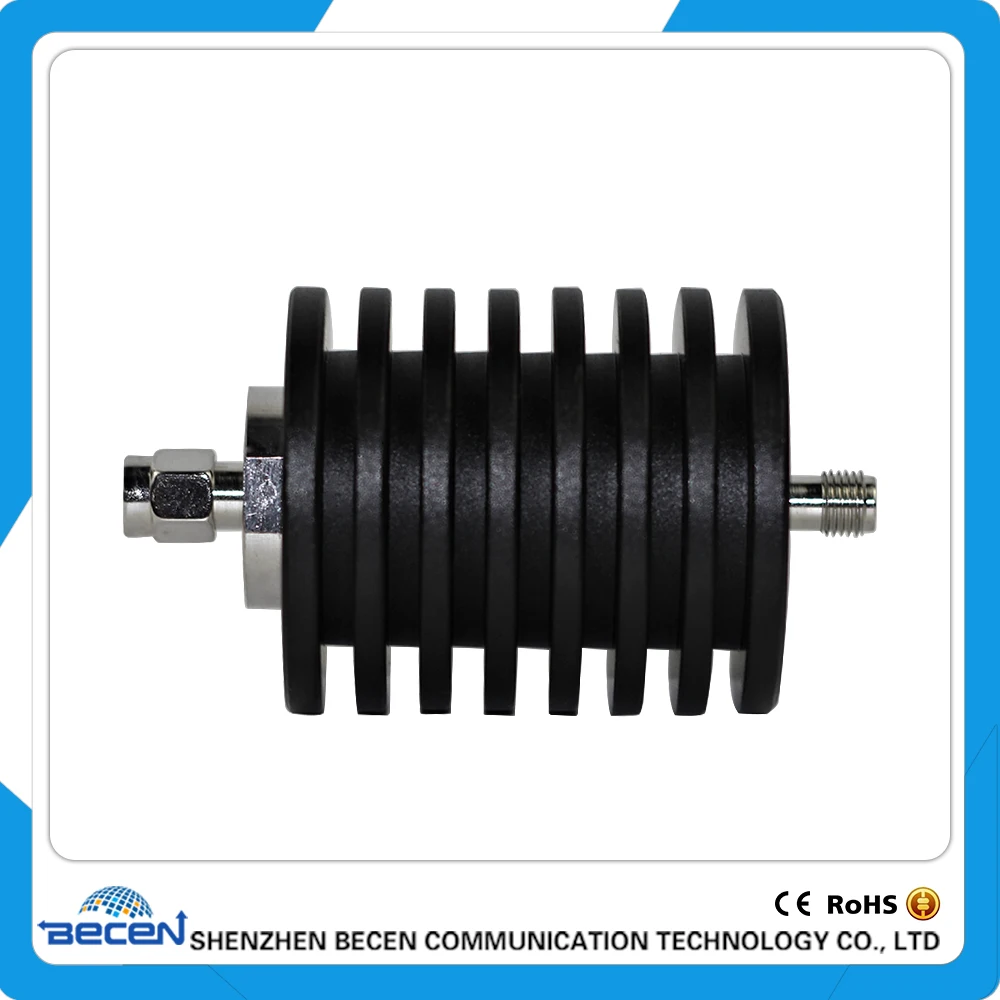 BECEN 25 Вт SMA-JK Коаксиальный RF аттенюатор DC-3GHz& DC до 4 ГГц 50 Ом, 1 дБ, 2 дБ, 3 дБ, 5 дБ, 6 дБ, 10 дБ, 15 дБ, 20 дБ, 30 дБ, 40 дБ