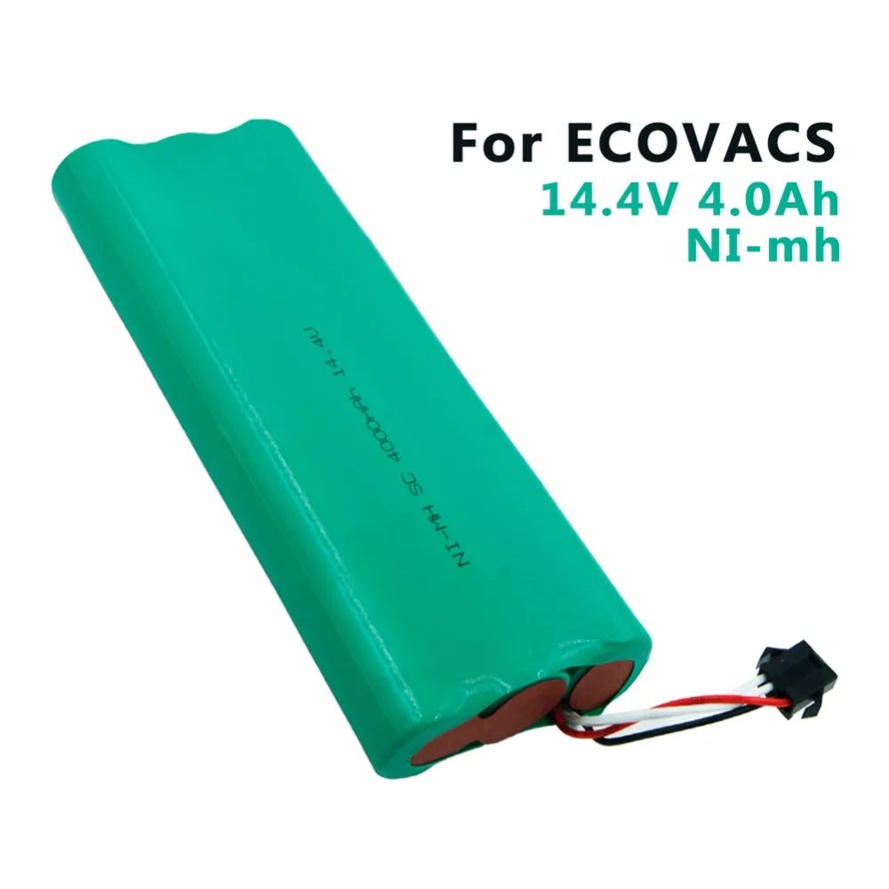 Аккумуляторная батарея для пылесоса ECOVACS Deebot 540/550/560/570/580/D58/D56/D54/D523 14 4 В 4000 мАч|battery