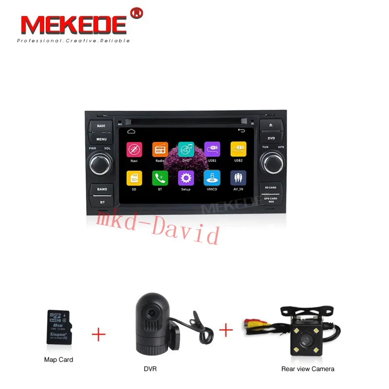 7 дюймов емкостный сенсорный экран wince6.0 автомобильный dvd плеер gps для Ford Mondeo S-max Focus