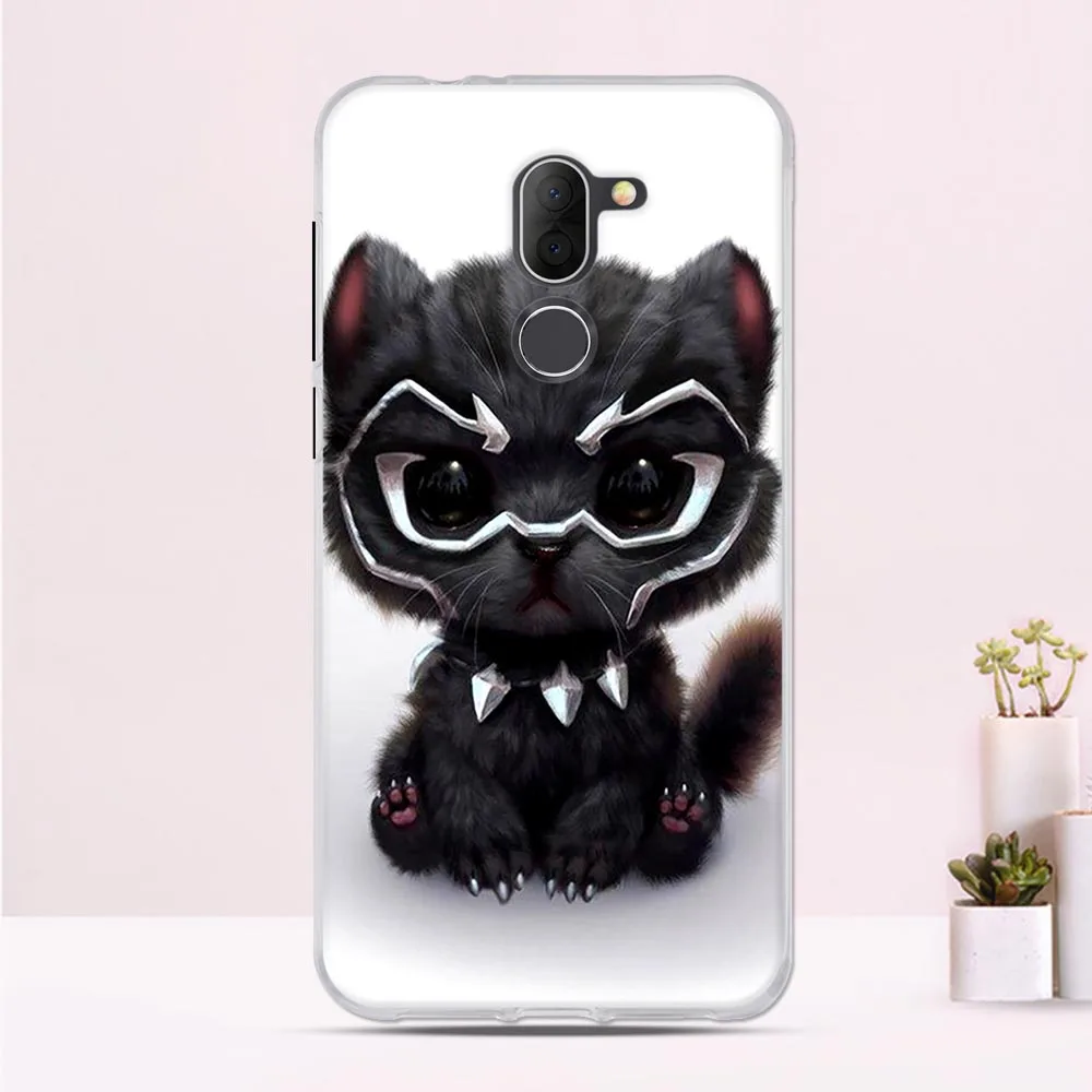 Чехол для Alcatel 3X 3 X силиконовый чехол из ТПУ телефона 5 7 дюйма 3x 5058Y 5058i с рисунком