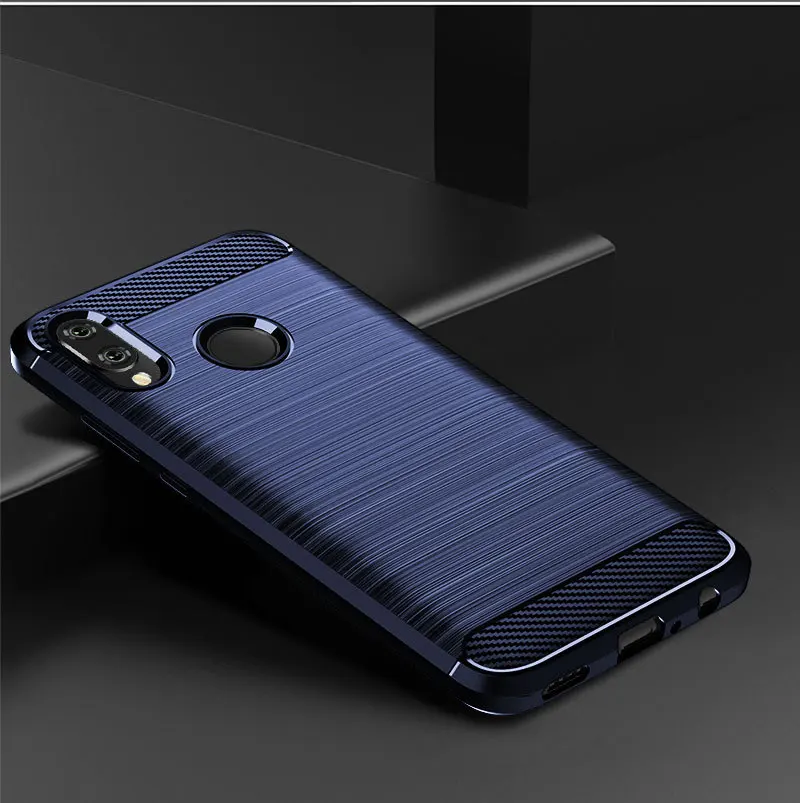 Карбоновый чехол для телефона для Huawei NOVA Lite 3 чехол Мягкая Силиконовая накладка на заднюю панель чехол для телефона для Nova Lite 3
