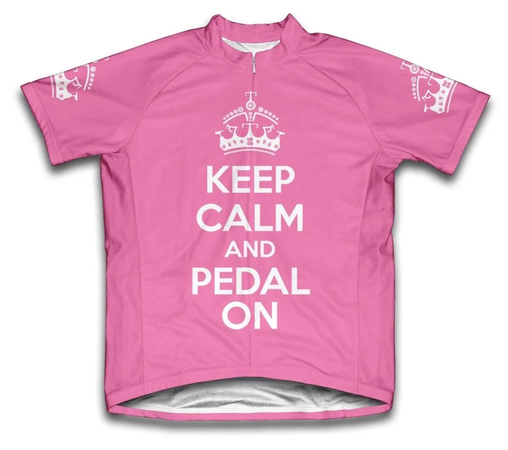 Новинка 2021 синяя забавная велосипедная футболка с надписью Keep CALM AND RIDE на