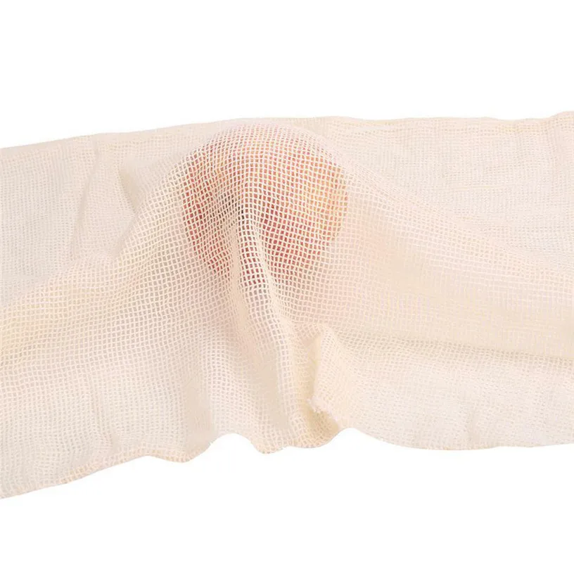 3 шт./компл. многоразовые хлопковые сетчатые моющиеся мешки для продуктовых