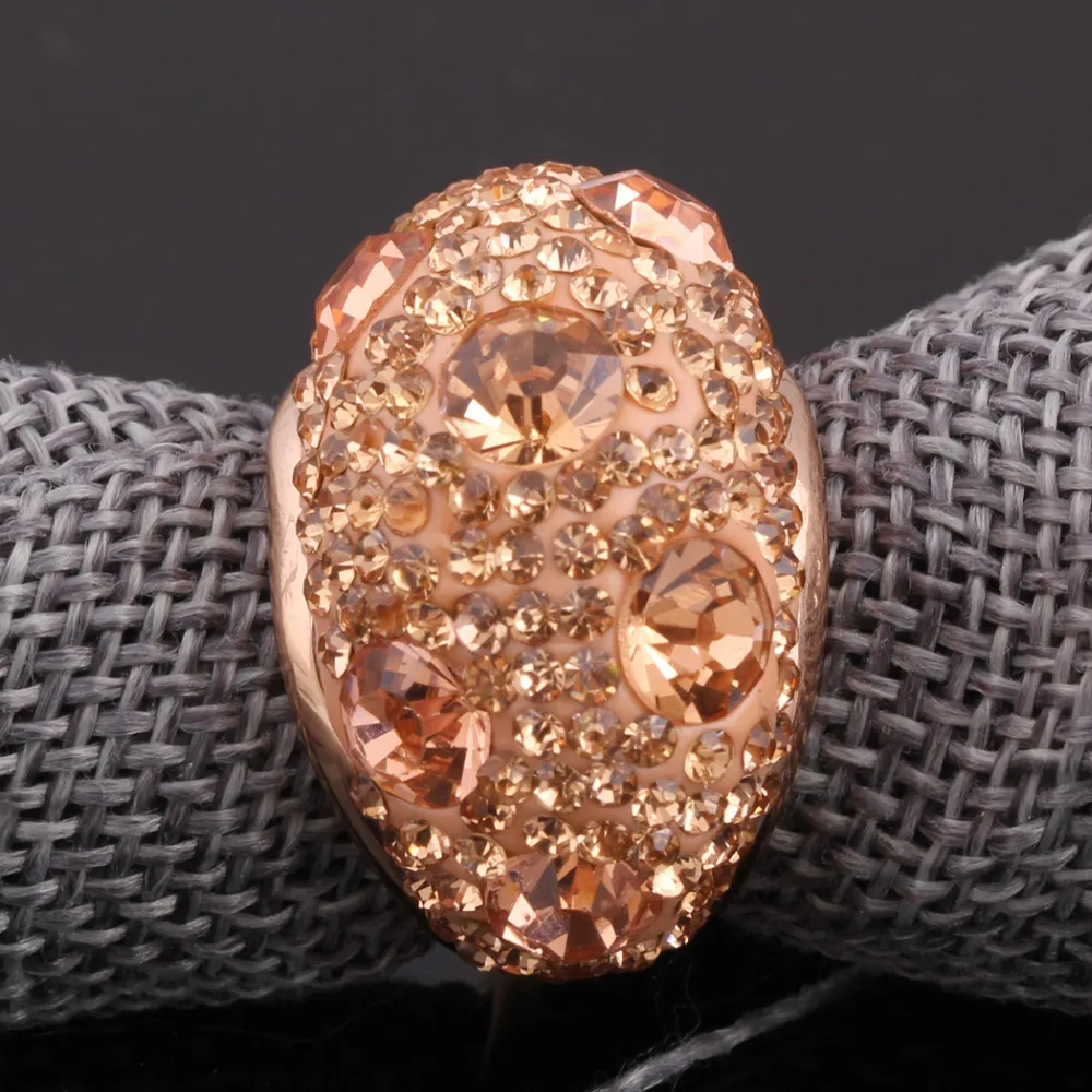 Женское кольцо из нержавеющей стали обручальные кольца цвета розового золота с