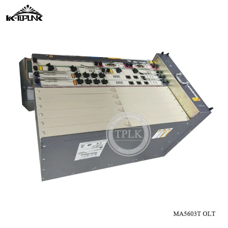 Hua wei 19 дюймов MA5603T OLT GPON 2* SCUN 2* PRTE 2* GICF поддержка ADPE, GPFD карты сети оптической линии терминалы DSLAM servi