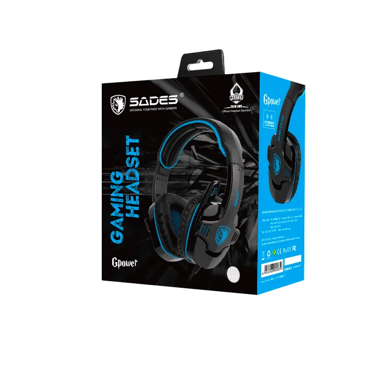 SADES GPOWER игровая гарнитура 3 5 мм Игровые наушники стерео звук для ПК | Электроника