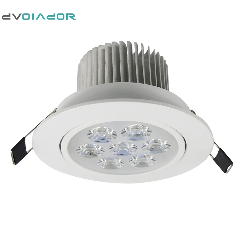 Luz descendente LED regulable de 3W, 4W, 5W, 7W, lámpara de reproducción de techo blanco cálido para atmósfera cálida, luz LED de decoración para interiores