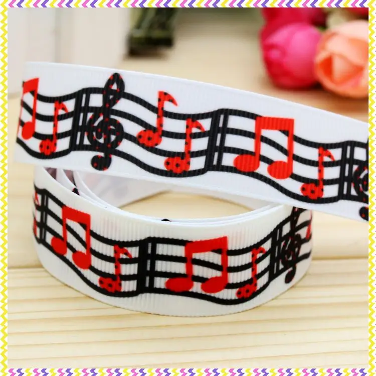 7/8 ''Бесплатная доставка jesus musical wall printed grosgrain лента для волос Головные уборы