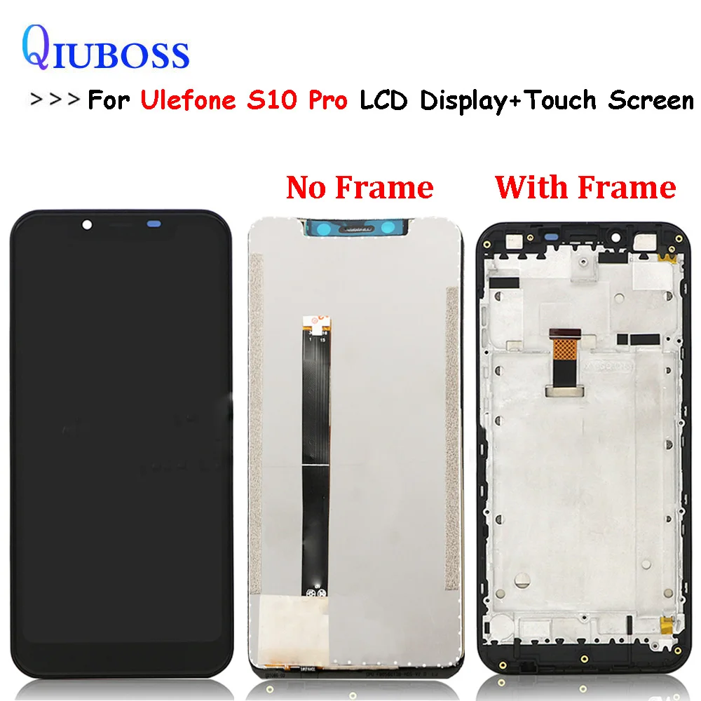100% оригинал для Ulefone S10 Pro ЖК дисплей с кодирующий преобразователь сенсорного
