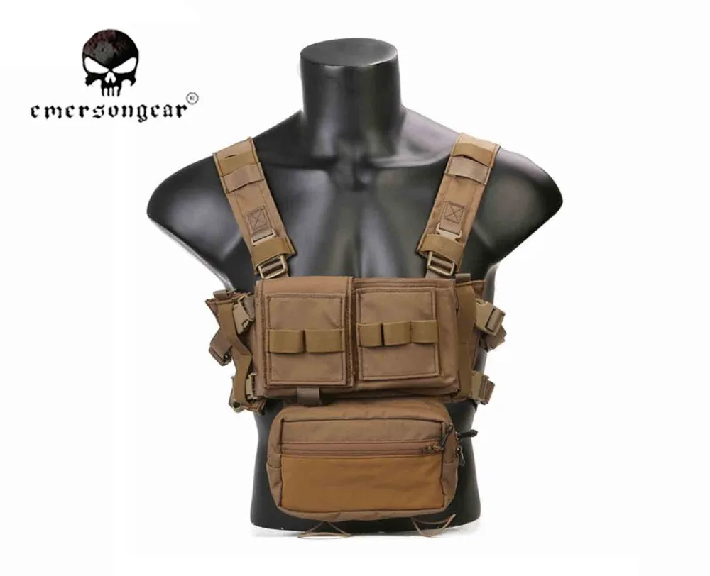 Emerson MK3 тактическая нагрудная установка Боевая микро шасси 5 56 Mag Pouch EM2961|Охотничьи