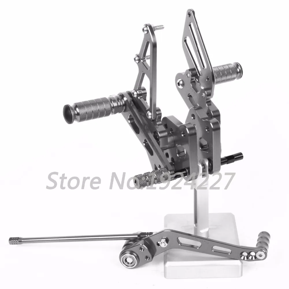 CNC Rearsets для Suzuki GSXR 600 750 GSXR600 2011-2018 мотоциклетные регулируемые ножные колышки