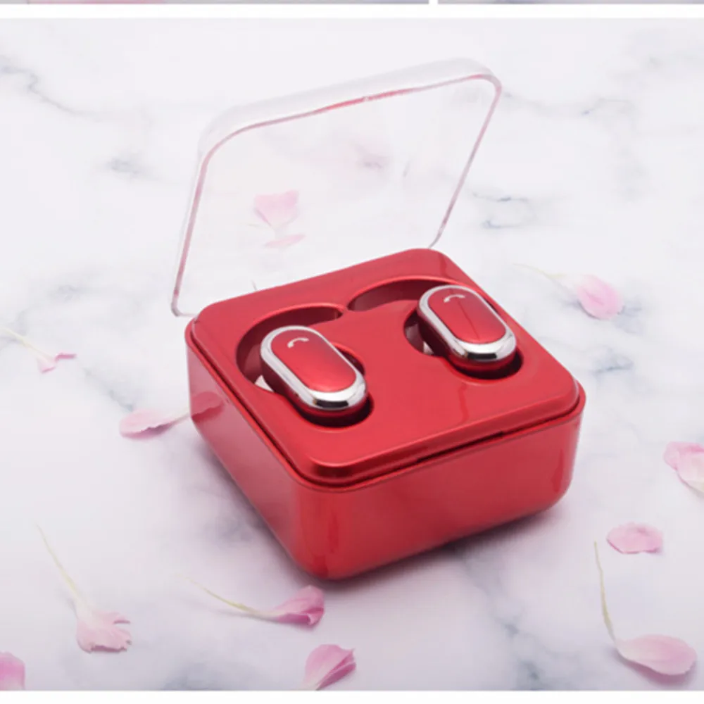 Мини-наушники Twins Bluetooth V4.2 Беспроводные с зарядным устройством блок питания