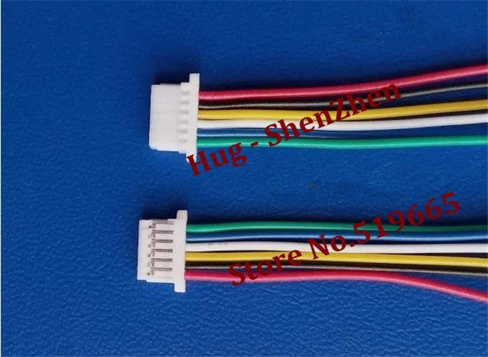 Оптовая продажа 30 шт микро JST Ш 1 0 мм Шаг 6 контактный разъем с проводом jst 6pin