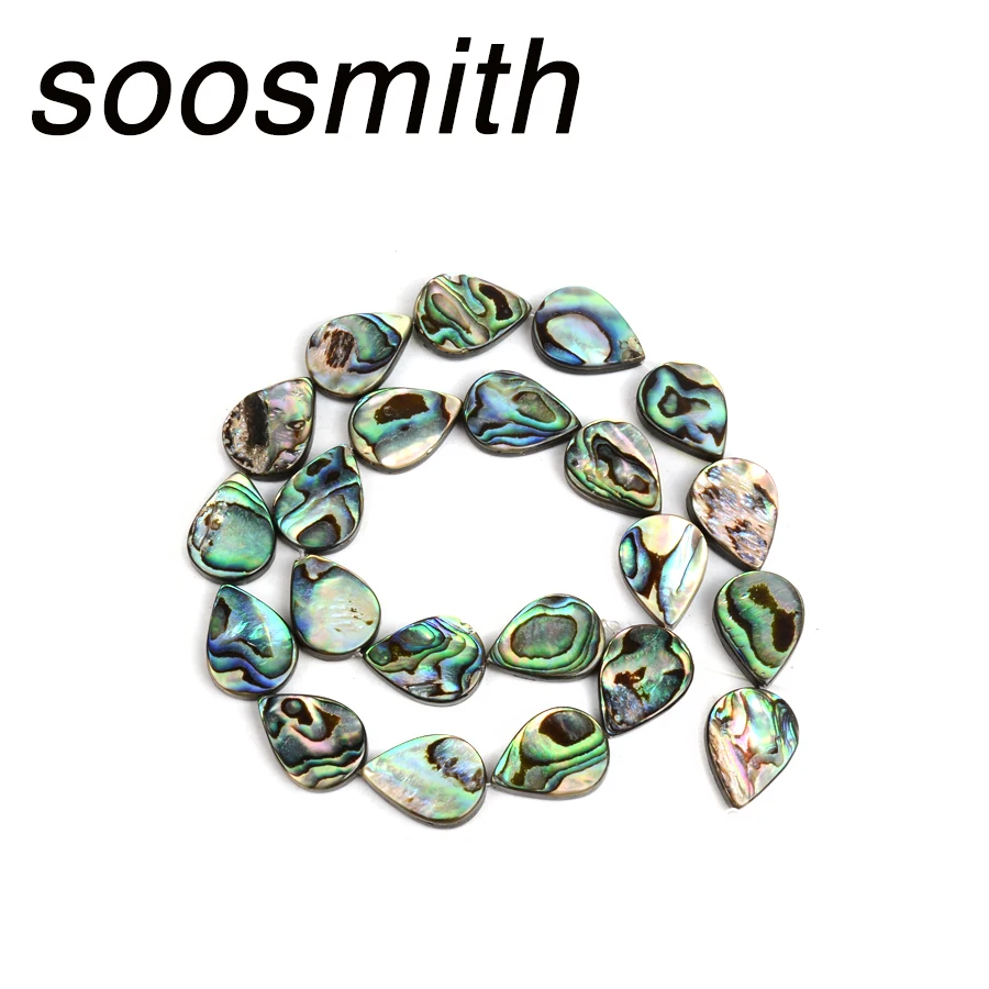 Soosmith Одежда высшего качества естественный водный падения Форма стеклянные бусы
