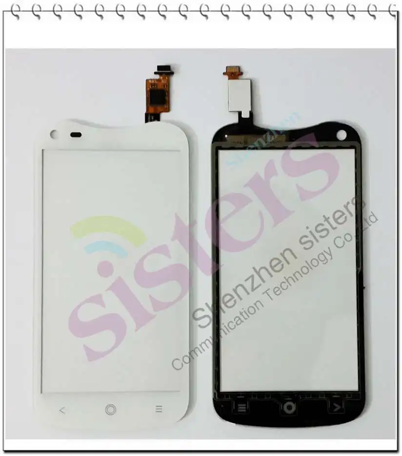 Оптовая продажа 5 шт. черных/белых сенсорных экранов для замены панели Acer V370 Liquid E2 Duo с бесплатной доставкой.