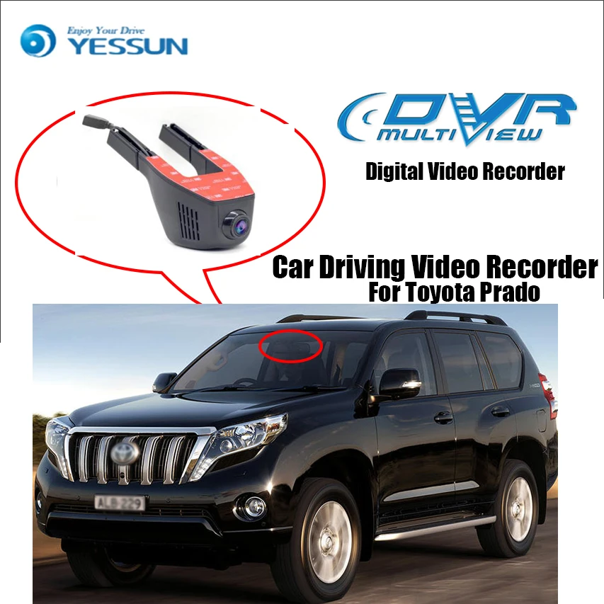 YESSUN для Toyota Prado Novatek 96658 автомобильный мини видеорегистратор вождения видео