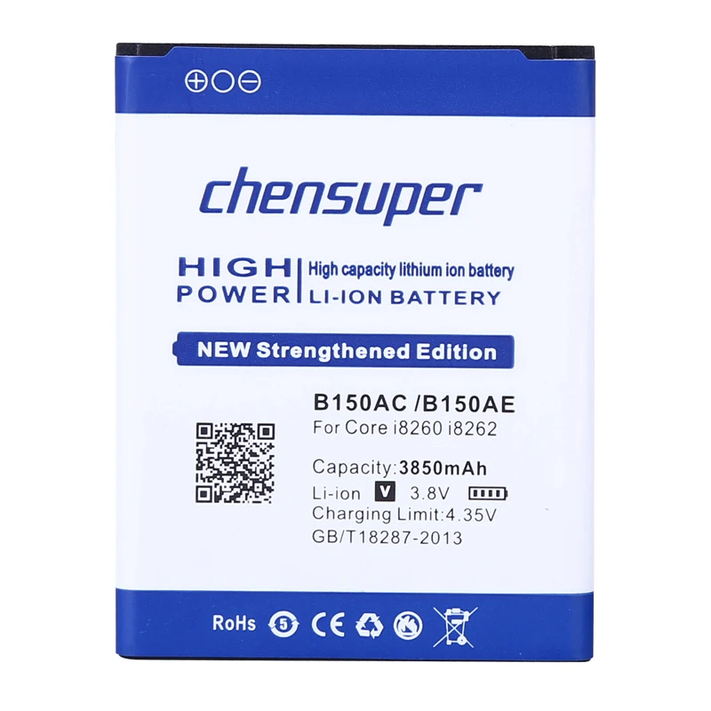 Chensuper 3850 мАч B150AC B150AE батарея для Samsung Galaxy Core i8260 i8262 g3502u g3502 g3508 g3509 сменная