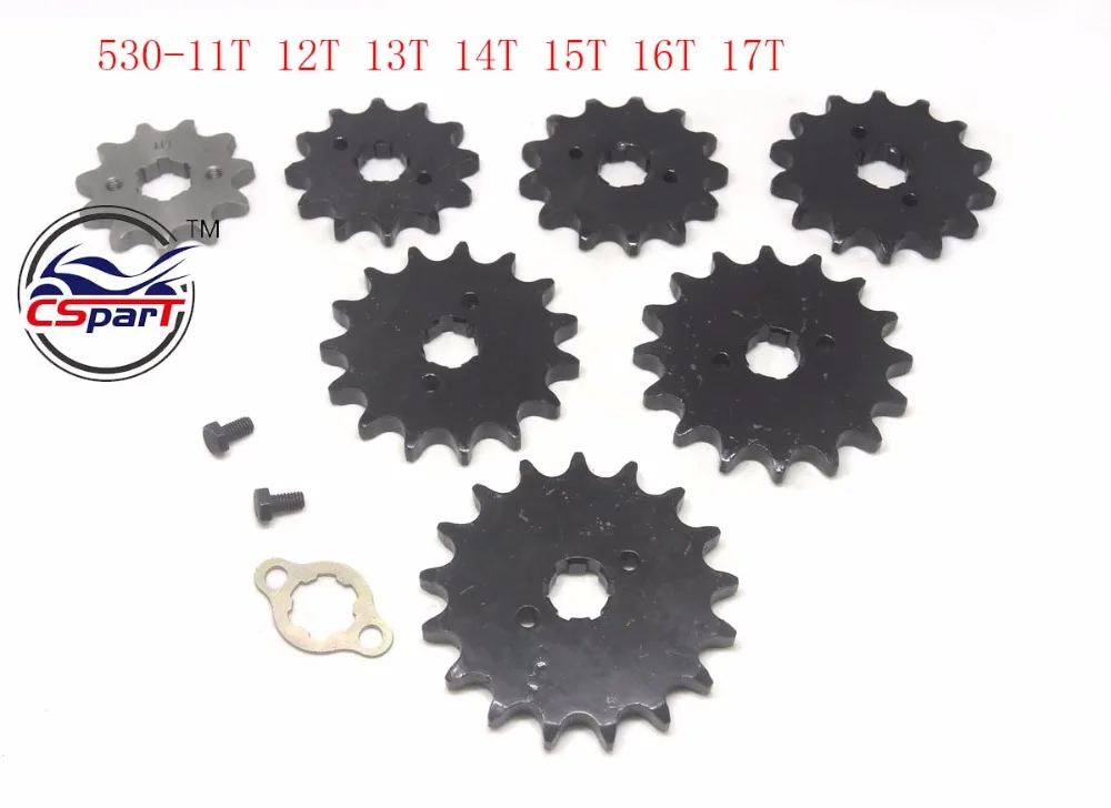 Передняя Звездочка двигателя 11T 12T 13T 14T 15T 16T 17T 530|motorcycle sprocket|sprocket for motorcycle530 sprockets |