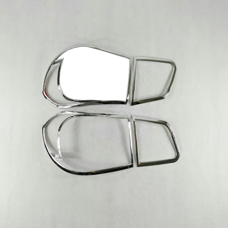 Для Volkswagen VW Tiguan 2010 2013 ABS хромированная наклейка на задний фонарь Крышка лампы