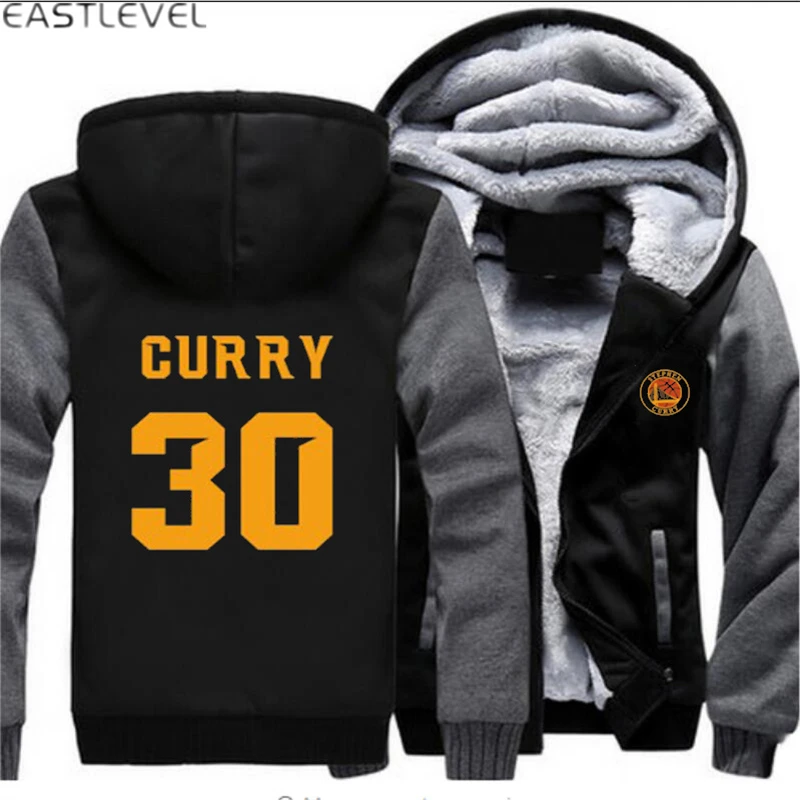 Дропшиппинг racksuit Stephen Curry 30 MVP толстовка хип-хоп толстовка зимняя светящаяся флисовая утепленная толстовка пальто