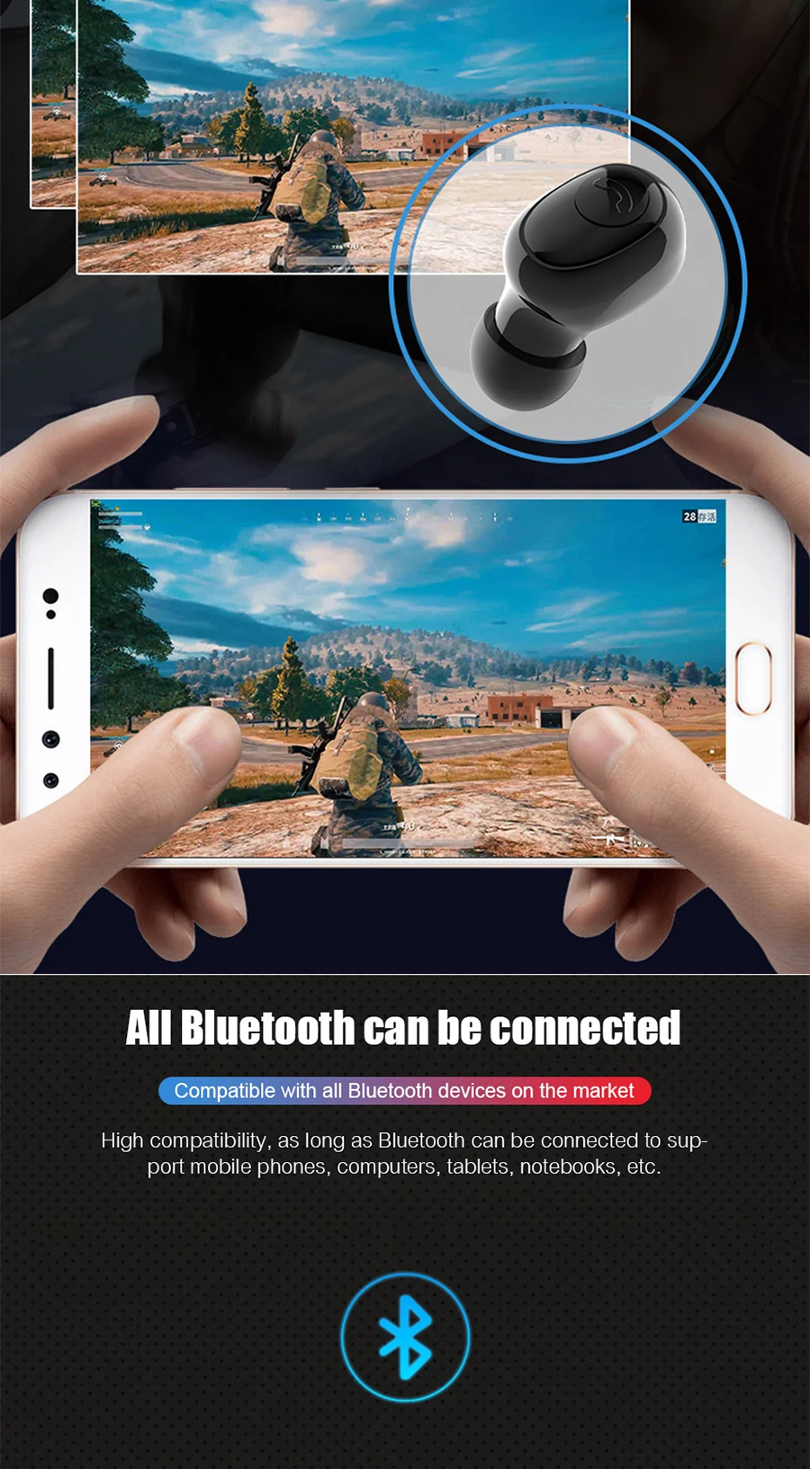 G6S TWS Bluetooth наушники 8D стерео беспроводные Игровые наушники Водонепроницаемая гарнитура светодиодный дисплей 3500 мАч зарядная коробка PK G02 X7