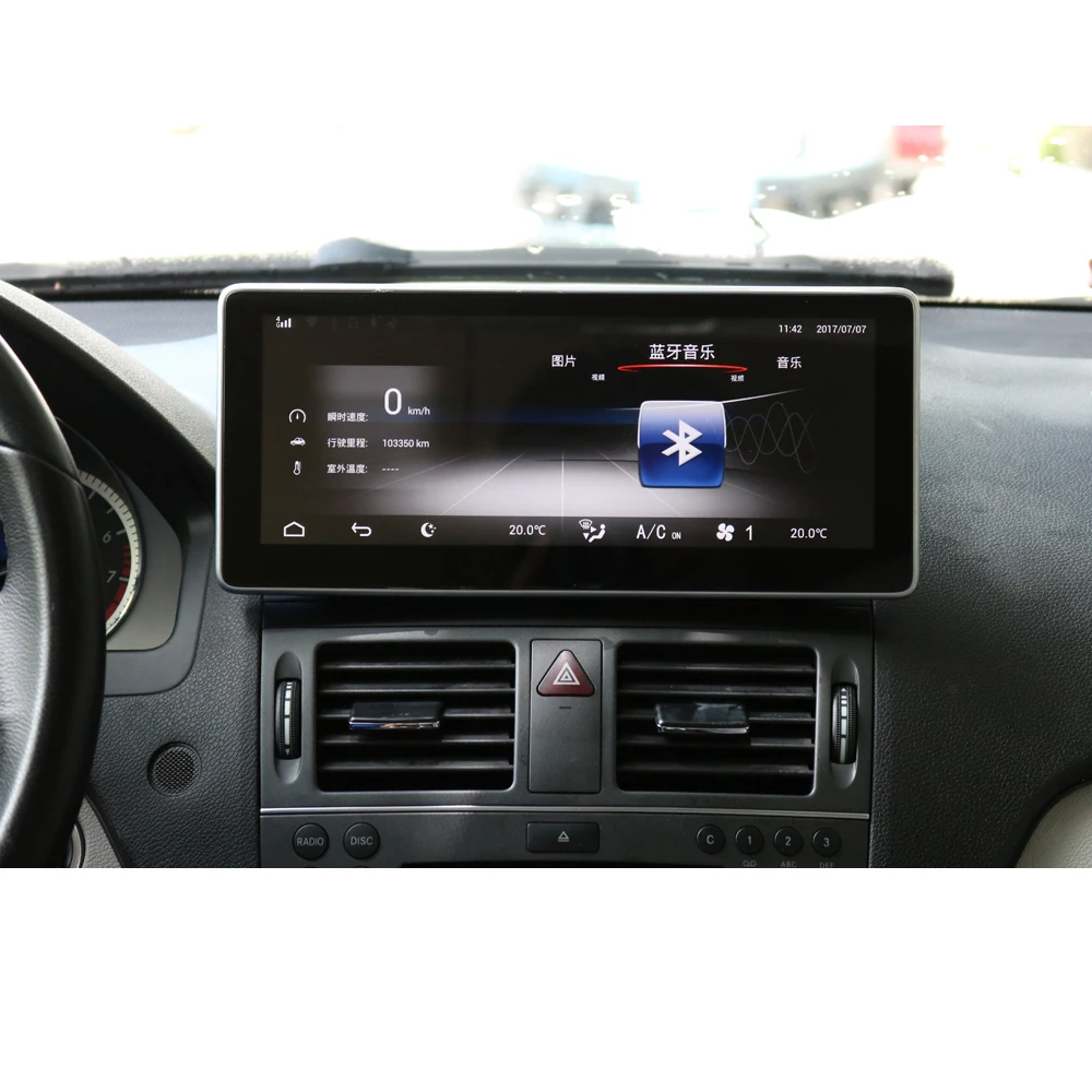 Android 8 1 автомобиль радио gps навигации bluetooth гарнитура для Mercedes Benz 2008 2010 C180 C200 C220 C250