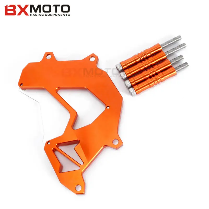 Мотоциклетные аксессуары оранжевая передняя Звездочка левая панель защиты цепи
