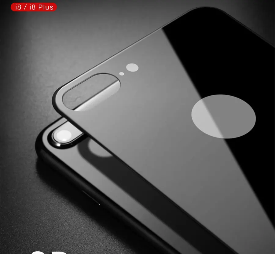 3D изогнутая задняя крышка из закаленного стекла для iPhone 7 8 Plus X 10 Xs Max XR полное покрытие защитная пленка усиленная защита от царапин