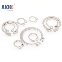 100pcs gb894 gourd type washer 3mm 4mm 5mm 6mm 304 stainless steel c type elastic ring external circlip snap retaining circlip