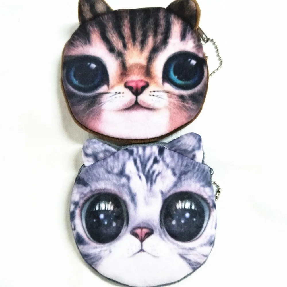 M050 Мультяшные женские кошельки кошелек для мелочи детский много стилей 3D милая