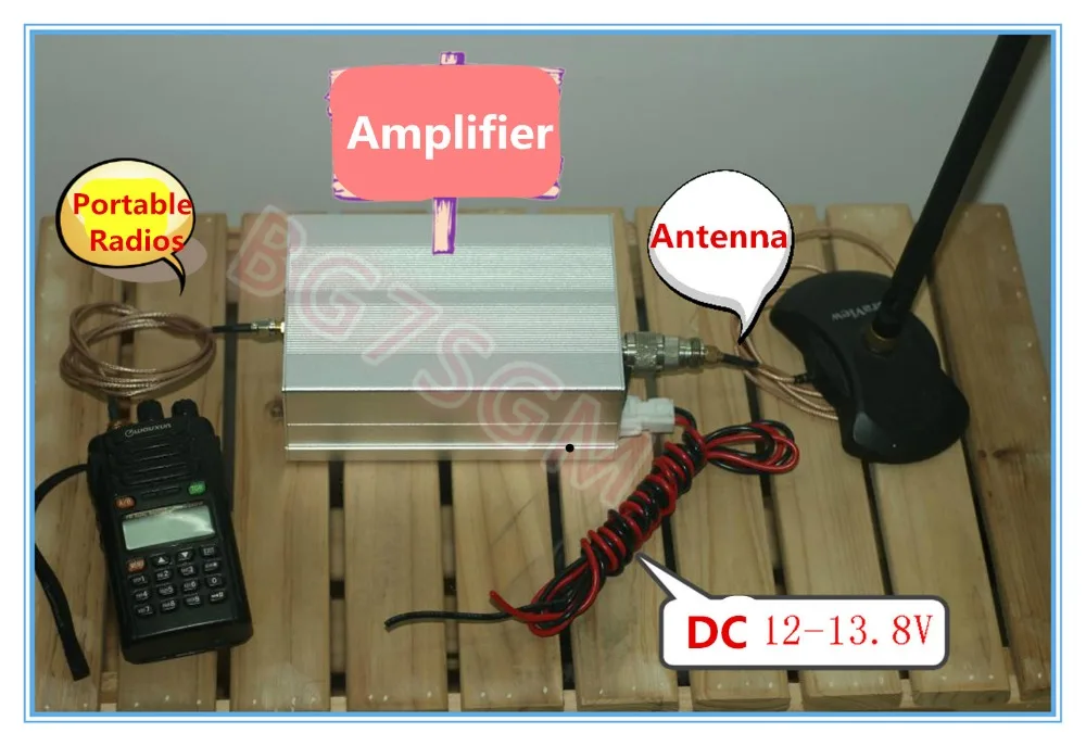 2 шт./лот мощность ful RF выход усилители домашние для двухстороннее радио вход 20-80