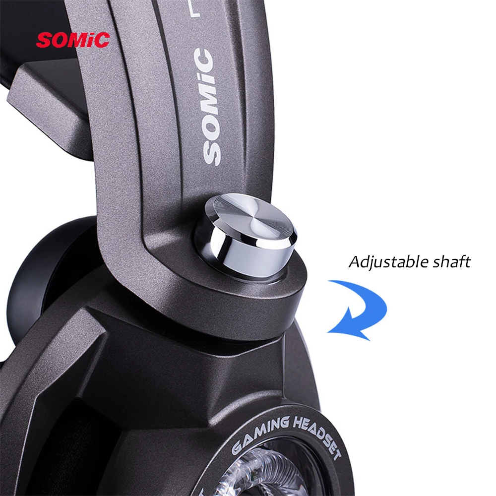 SOMIC G954, игровая Вибрирующая гарнитура, 7,1, виртуальная объемная USB игра, наушники с микрофоном для компьютера, ноутбука, геймера