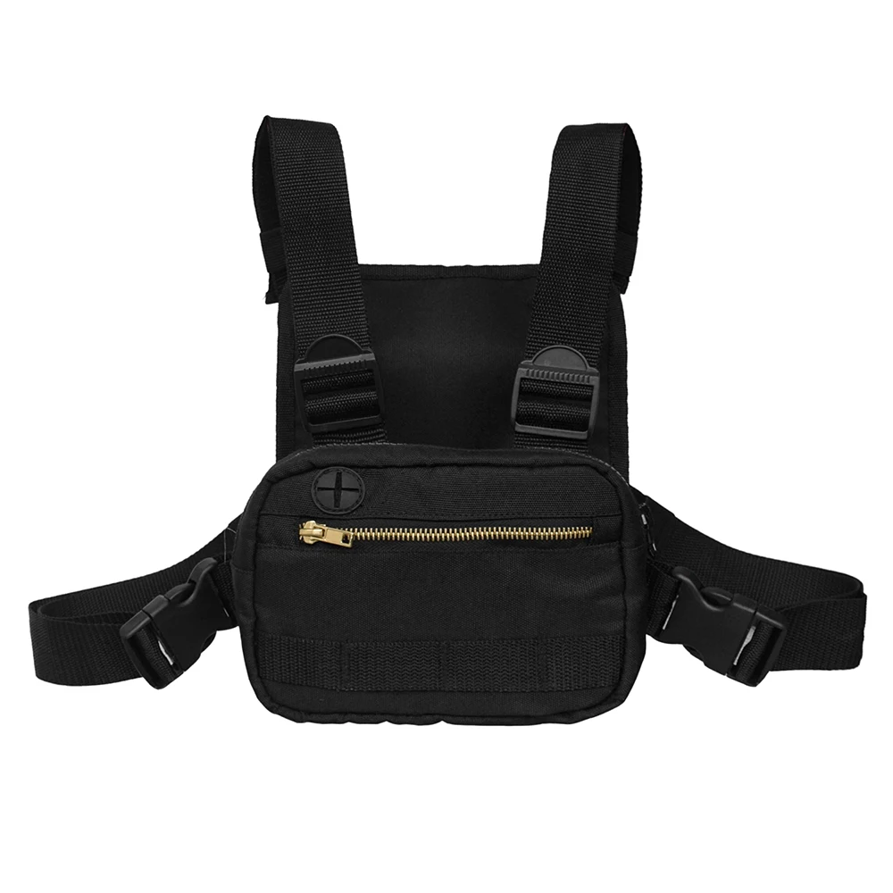 

Multifunctional Chest Rig Shoulder Bag Pack Mobile Phone Holder Bag Case Outdoor Running Camping Hiking Nylon Water-resistant