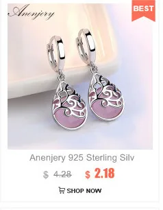 Anenjery, винтажные, модные, 925 пробы, серебряные, шесть на цепочке с длинными кисточками, висячие серьги для женщин, Букле д 'ореиль, oorbellen, S-E64