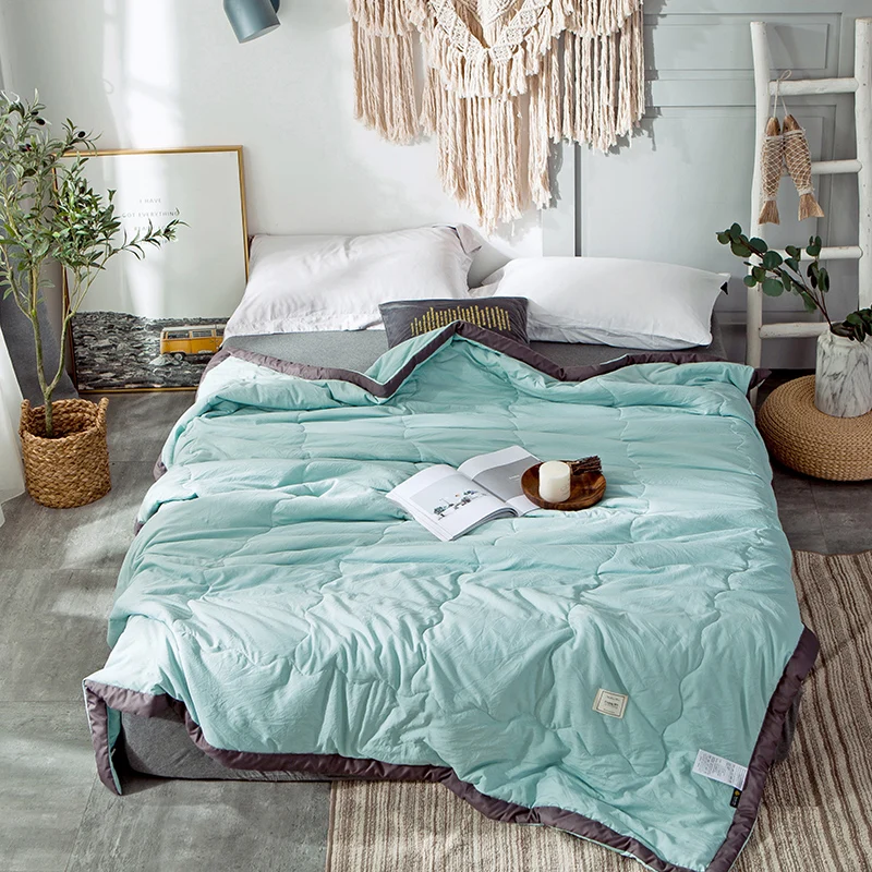 Горячие рекомендации летние одеяла европейский стиль полиэстер комплекты